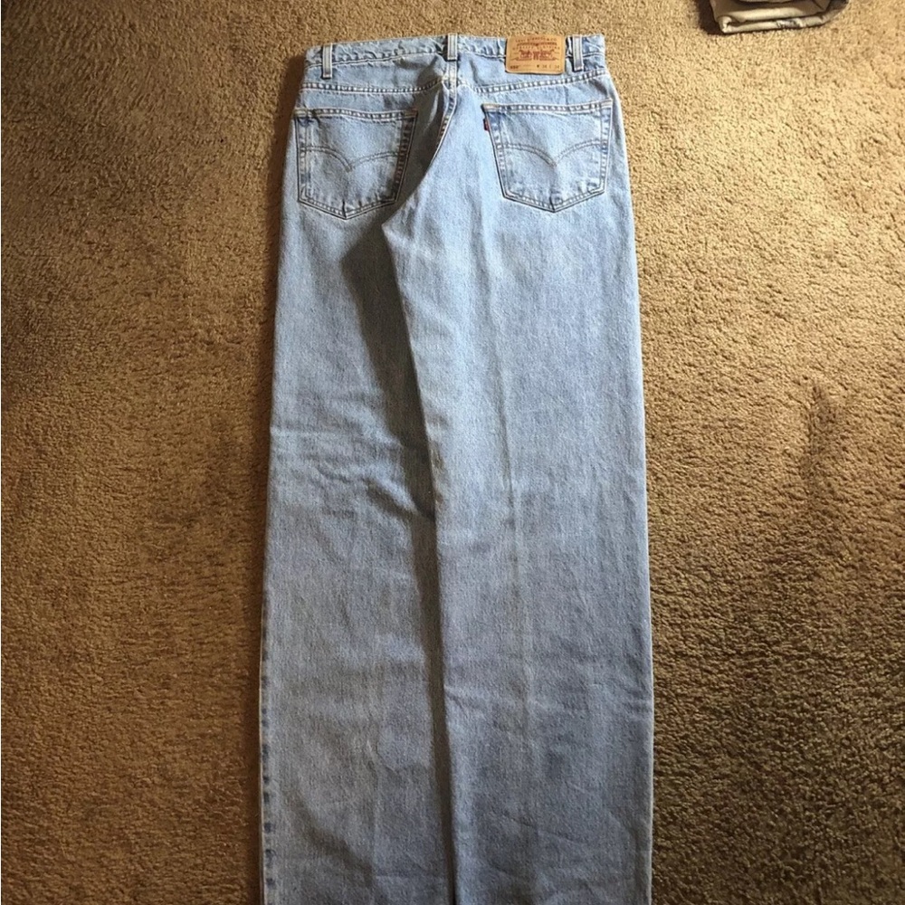 Levi's 550 Light Wash Relaxed Fit Jeans Classic Denim